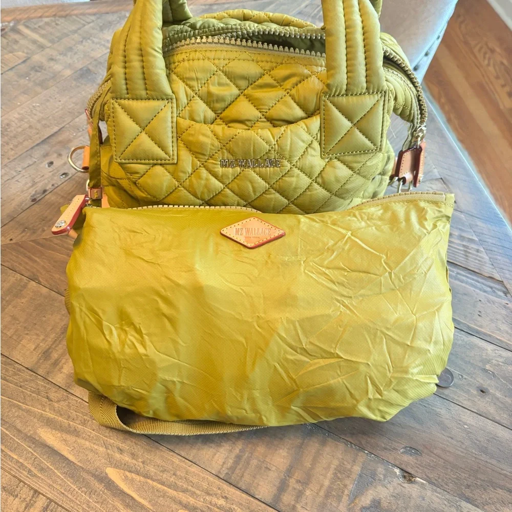 MZ Wallace Ocher Small Sutton Deluxe - Picture 6 of 8